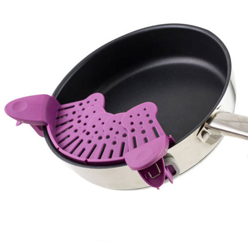 Universal Silicone Pot Strainer Gadgets