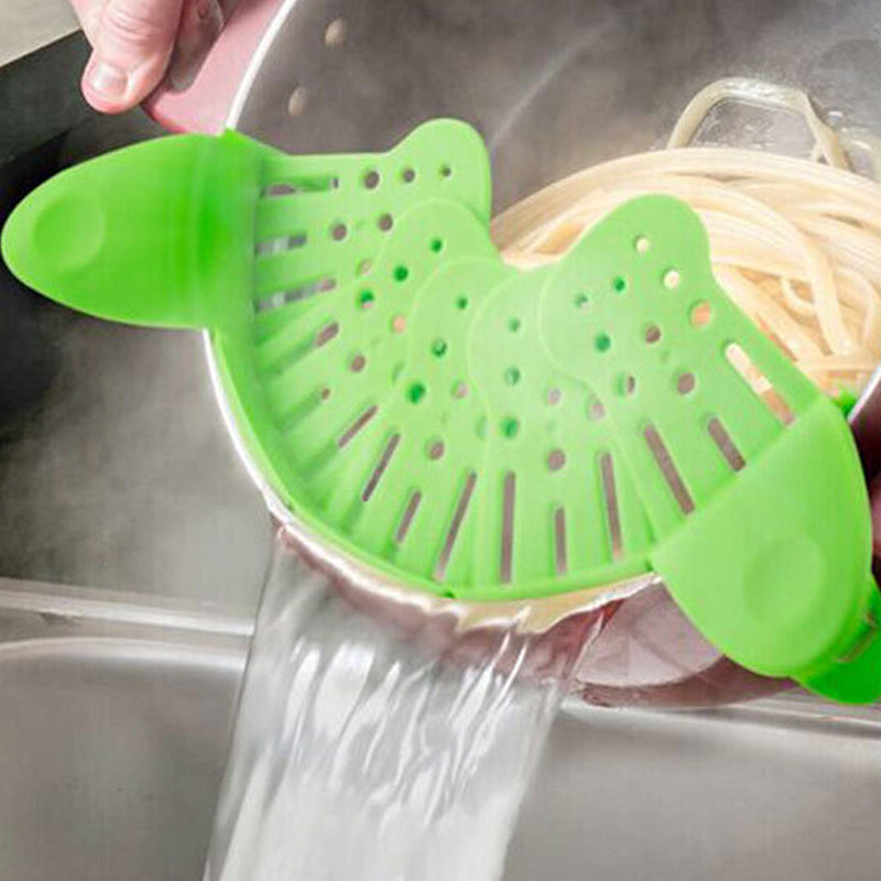 Universal Silicone Pot Strainer Gadgets