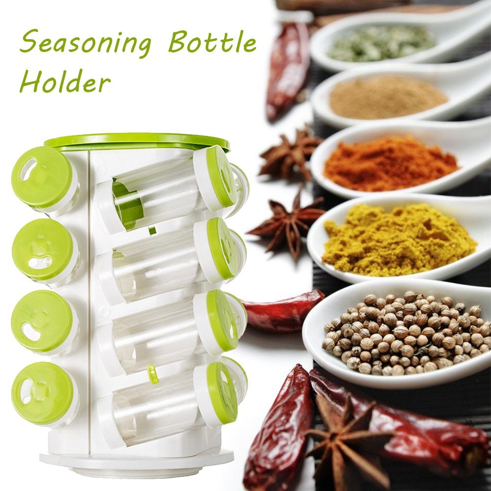 Multifunction Rotating Seasoning Bottle Holder