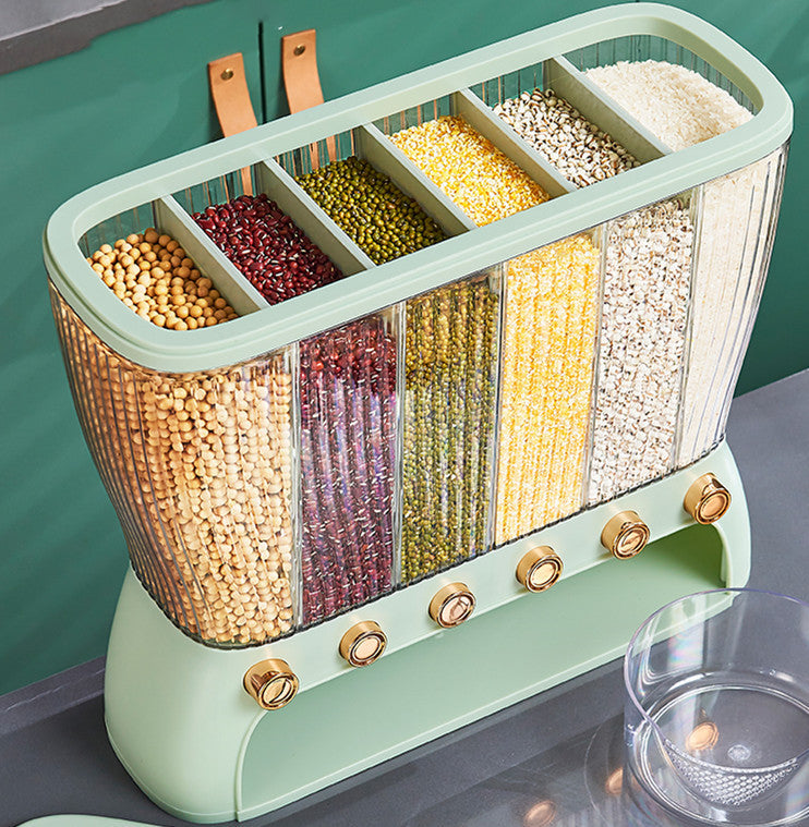 Kitchen Grains Storage Box Compartment