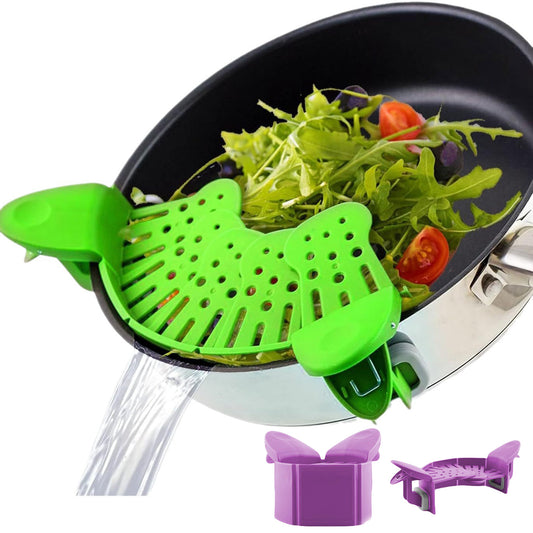 Universal Silicone Pot Strainer Gadgets